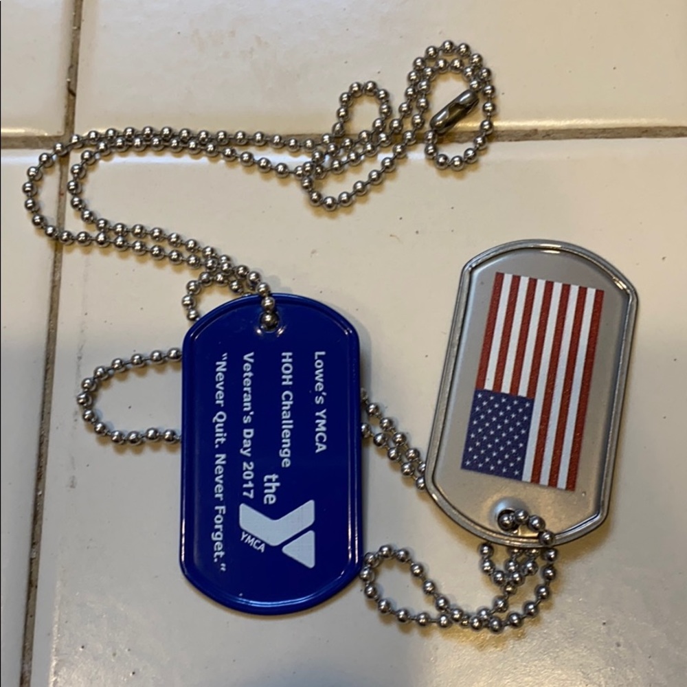 V! YMCA charms necklace in good condition